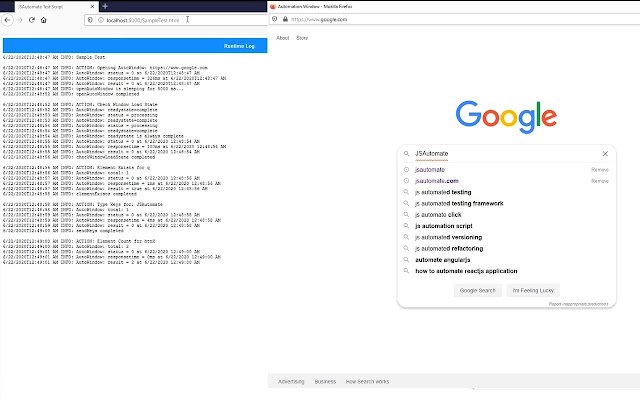 JSAutomate จาก Chrome เว็บสโตร์เพื่อใช้งานกับ OffiDocs Chromium ทางออนไลน์