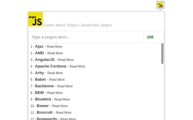 JSJargon  from Chrome web store to be run with OffiDocs Chromium online