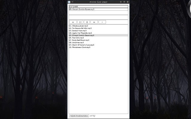 JSMplayer  from Chrome web store to be run with OffiDocs Chromium online
