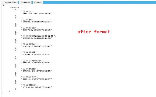 محرر JSON من متجر Chrome الإلكتروني ليتم تشغيله باستخدام OffiDocs Chromium عبر الإنترنت