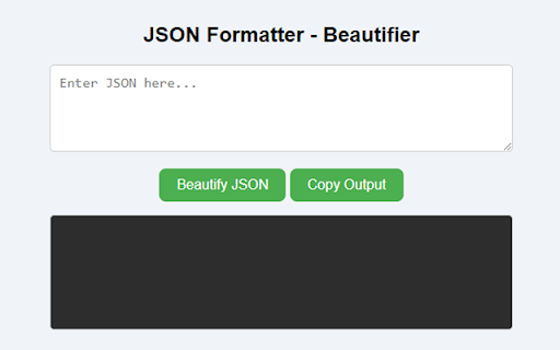 JSON Formatter Beautifier from Chrome web store to be run with OffiDocs Chromium online JSON Formatter Beautifier from Chrome web store to be run with OffiDocs Chromium online