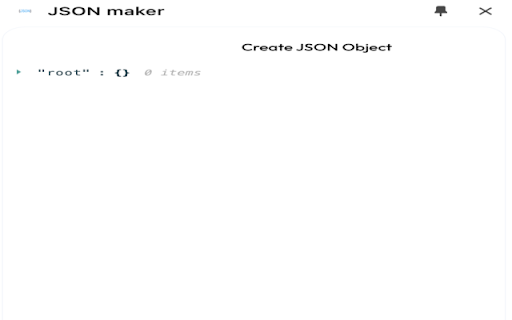JSON maker  from Chrome web store to be run with OffiDocs Chromium online