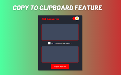 JSX Converter  from Chrome web store to be run with OffiDocs Chromium online