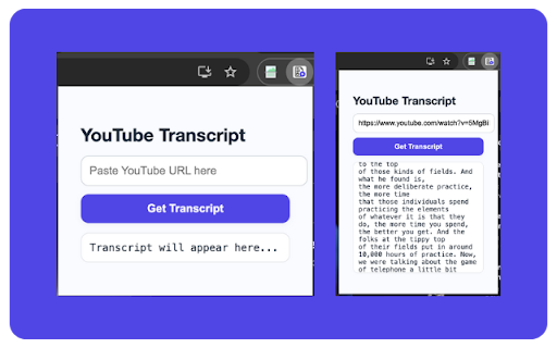 JTube  from Chrome web store to be run with OffiDocs Chromium online