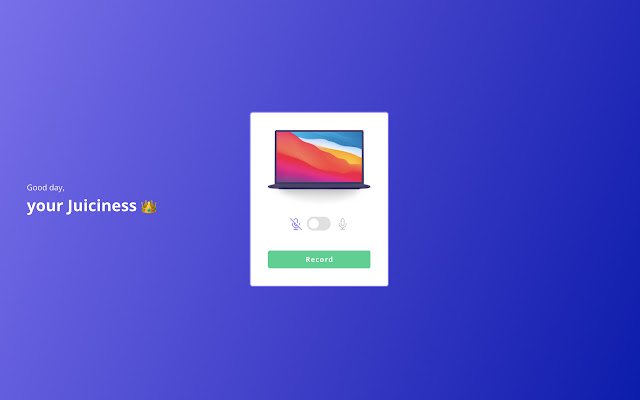 La extensión Juiciness de Chrome web store se ejecutará con OffiDocs Chromium en línea