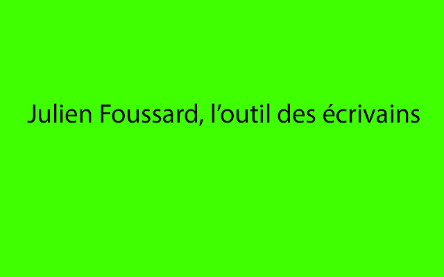 ক্রোম ওয়েব স্টোর থেকে Julien Foussard OffiDocs Chromium অনলাইনে চালানো হবে