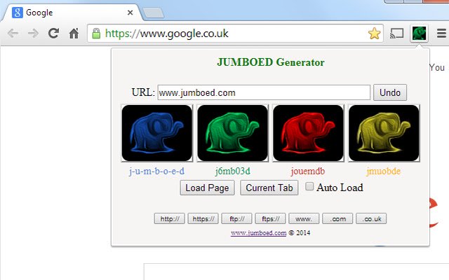 来自 Chrome 网上商店的 Jumboed 将与 OffiDocs Chromium 在线运行