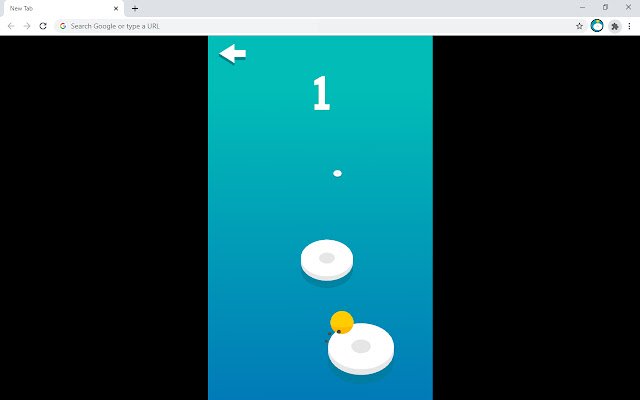 Jocul Jumping Ball Arcade din magazinul web Chrome va fi rulat online cu OffiDocs Chromium