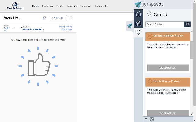 JumpSeat  from Chrome web store to be run with OffiDocs Chromium online