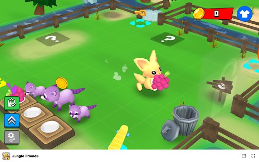 Jungle Friends Game Explore and Care for Your Animal Friends!  from Chrome web store to be run with OffiDocs Chromium online