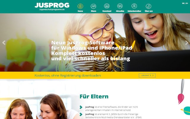 JusProg-Browsererweiterung aus dem Chrome-Webshop zur Ausführung mit OffiDocs Chromium online