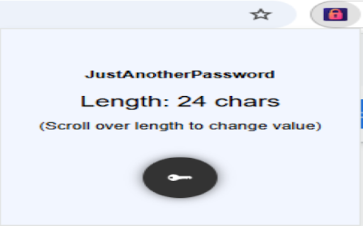 JustAnotherPassword  from Chrome web store to be run with OffiDocs Chromium online