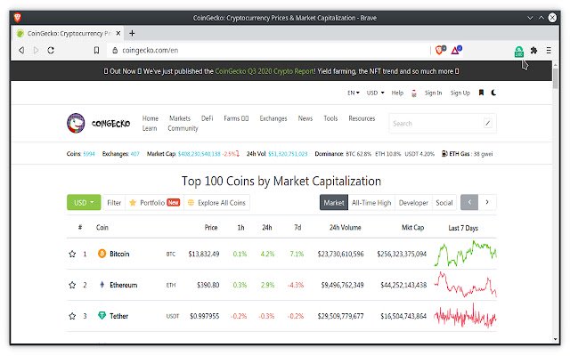 Just Bitcoin Cash Ticker [PRO]  from Chrome web store to be run with OffiDocs Chromium online