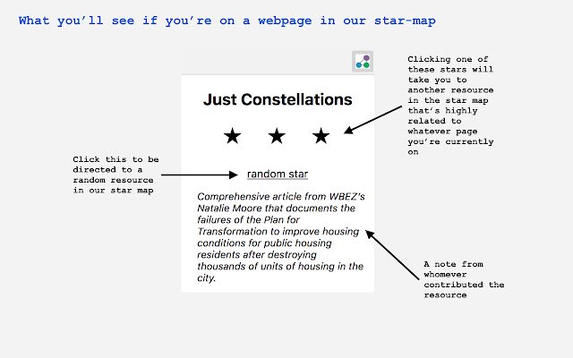 Just Constellations  from Chrome web store to be run with OffiDocs Chromium online