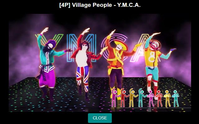 Just Dance songs list (Unlimited Service)  from Chrome web store to be run with OffiDocs Chromium online