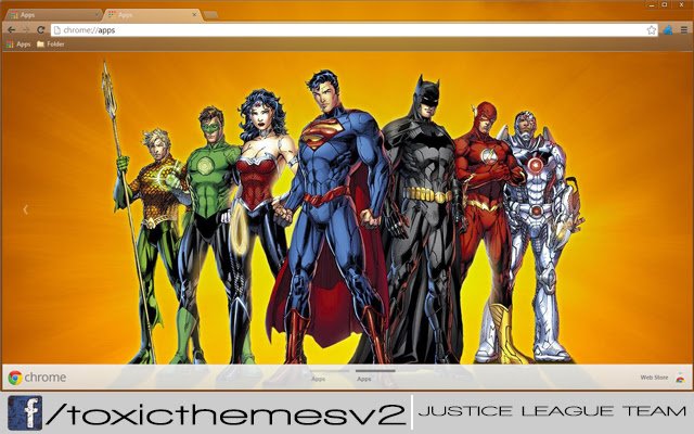 Justice League Team mula sa Chrome web store na tatakbo sa OffiDocs Chromium online