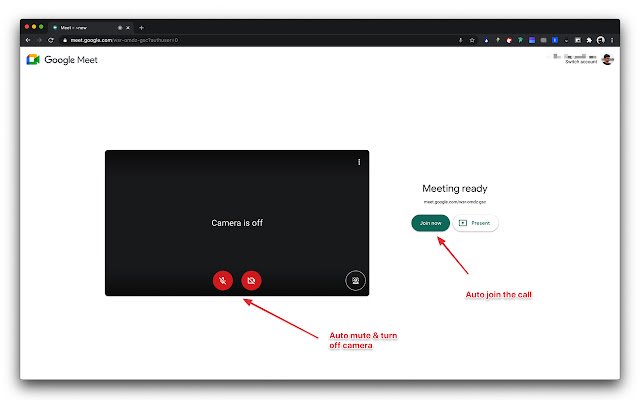 Just Meet  from Chrome web store to be run with OffiDocs Chromium online