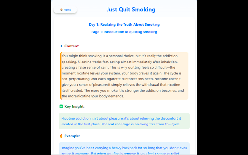 Just Quit Smoking  from Chrome web store to be run with OffiDocs Chromium online Just Quit Smoking  from Chrome web store to be run with OffiDocs Chromium online