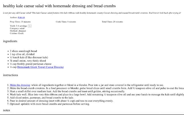Just show me the recipe  from Chrome web store to be run with OffiDocs Chromium online