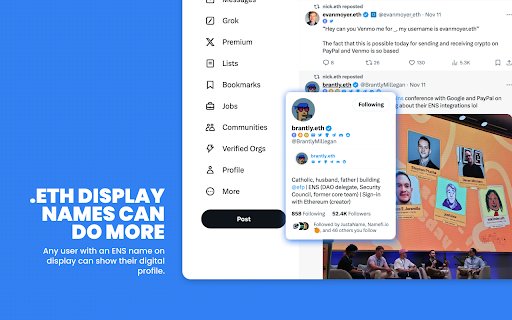 JustWeb3  from Chrome web store to be run with OffiDocs Chromium online