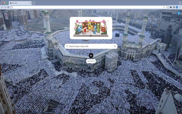 Tema Kaaba Mecca dal web store di Chrome da eseguire con OffiDocs Chromium online