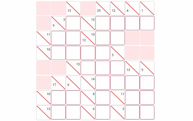 Kakuro (Cross Sums)  from Chrome web store to be run with OffiDocs Chromium online