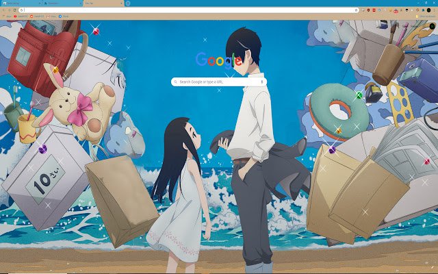 Kakushigoto 2560x1440 Theme  from Chrome web store to be run with OffiDocs Chromium online
