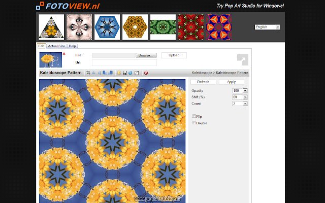 Kaleidoscope  from Chrome web store to be run with OffiDocs Chromium online