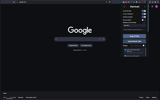 Kaminari  from Chrome web store to be run with OffiDocs Chromium online