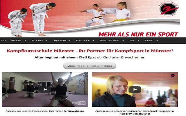 OffiDocs Chromiumオンラインで実行されるChrome WebストアのKampfsport Münster