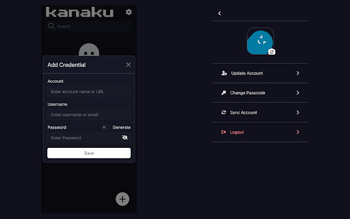 Kanaku  from Chrome web store to be run with OffiDocs Chromium online