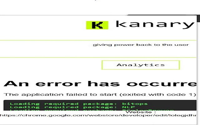 Kanary із веб-магазину Chrome, який можна запускати за допомогою OffiDocs Chromium онлайн