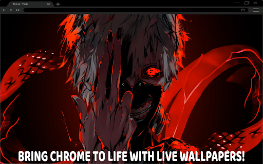Kaneki’s Rage Tokyo Ghoul Live Wallpaper  from Chrome web store to be run with OffiDocs Chromium online