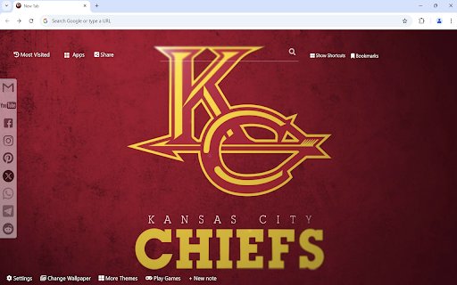 Kansas City Chiefs Wallpaper  from Chrome web store to be run with OffiDocs Chromium online