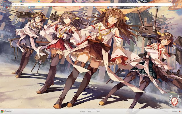 Kantai Theme 01 1600x900 ze sklepu internetowego Chrome do uruchomienia z OffiDocs Chromium online