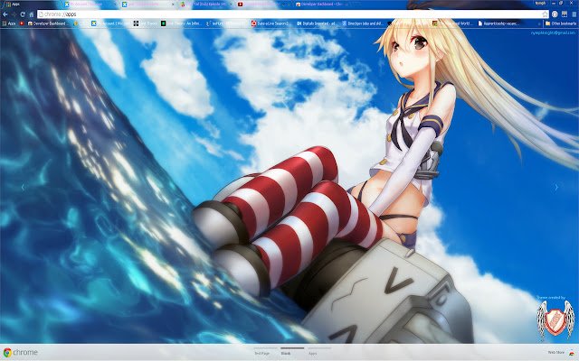 Chrome web mağazasından Kantai Theme 18 1600x900, OffiDocs Chromium çevrimiçi ile çalıştırılacak
