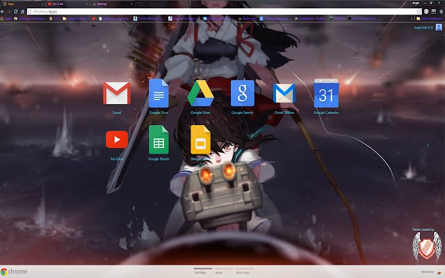 Kantai Theme 28 1366x768 من متجر Chrome الإلكتروني ليتم تشغيله باستخدام OffiDocs Chromium عبر الإنترنت