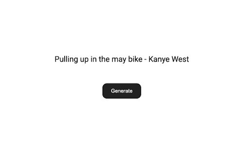 Kanye Quotes  from Chrome web store to be run with OffiDocs Chromium online