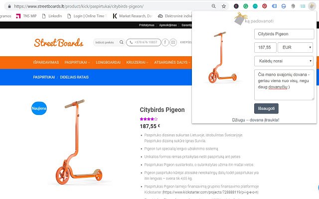 Ka Padovanoti  from Chrome web store to be run with OffiDocs Chromium online