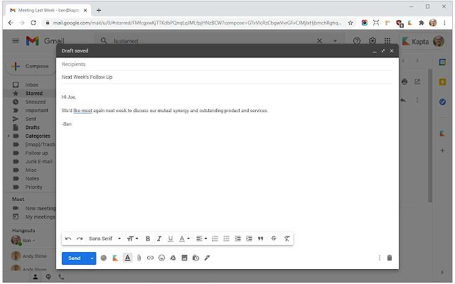 Kapta Connect از فروشگاه وب Chrome با OffiDocs Chromium به صورت آنلاین اجرا می شود
