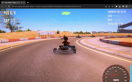 Kart Racing Simulator Game  from Chrome web store to be run with OffiDocs Chromium online