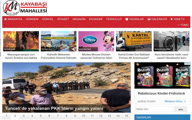 Kayabaşı Haber Rss Okuyucu  from Chrome web store to be run with OffiDocs Chromium online