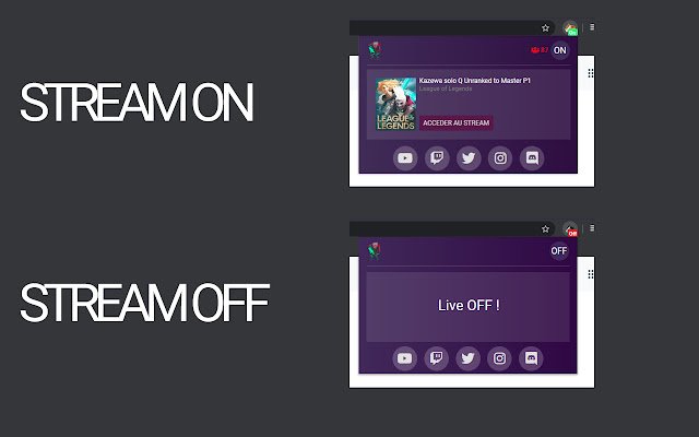 Kazewa LiveALERT  from Chrome web store to be run with OffiDocs Chromium online