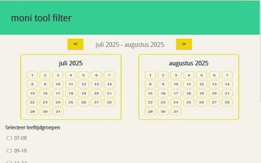 kazou monitool filter  from Chrome web store to be run with OffiDocs Chromium online