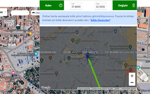 Kıbleyi Göster  from Chrome web store to be run with OffiDocs Chromium online