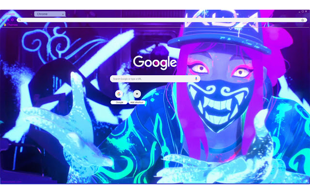 K/DA Akali 1920x1080  from Chrome web store to be run with OffiDocs Chromium online