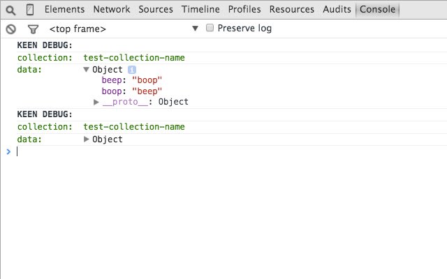 Keen Debugger  from Chrome web store to be run with OffiDocs Chromium online