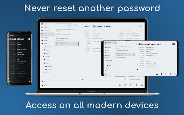 Kee Password Manager  from Chrome web store to be run with OffiDocs Chromium online