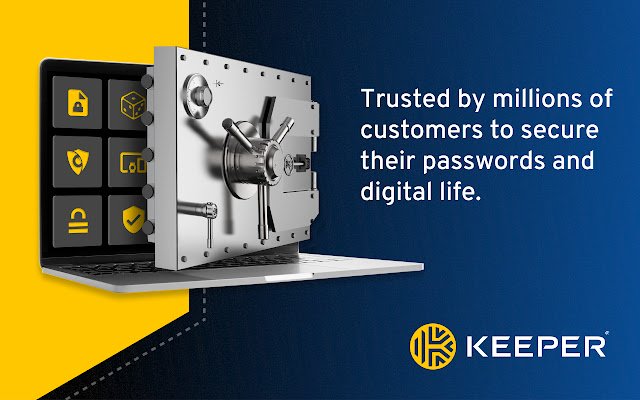 Keeper® Password Manager  Digital Vault  from Chrome web store to be run with OffiDocs Chromium online