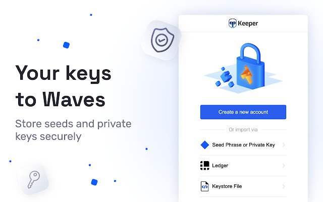 Keeper Wallet  from Chrome web store to be run with OffiDocs Chromium online